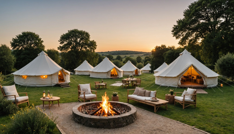 Luxus-camping in frankreich